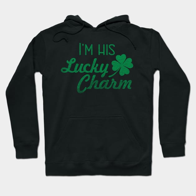 I'm His Lucky Charm - Women's St Patricks Day gift Hoodie by PEHardy Design
